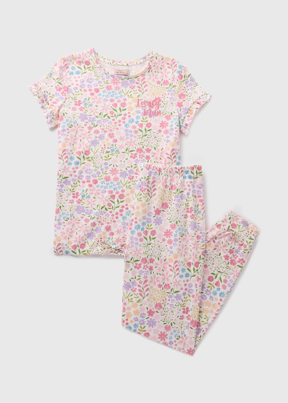 Pink Floral Lovely Mum Pyjama Set