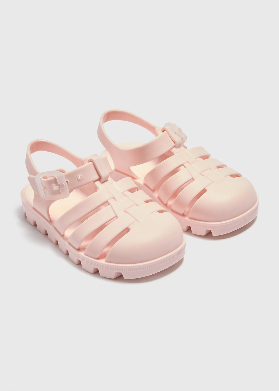 Girls Pink Matt Jelly Shoes (Younger 4-12)