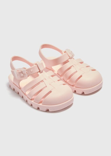 Girls Pink Matt Jelly Shoes (Younger 4-12)