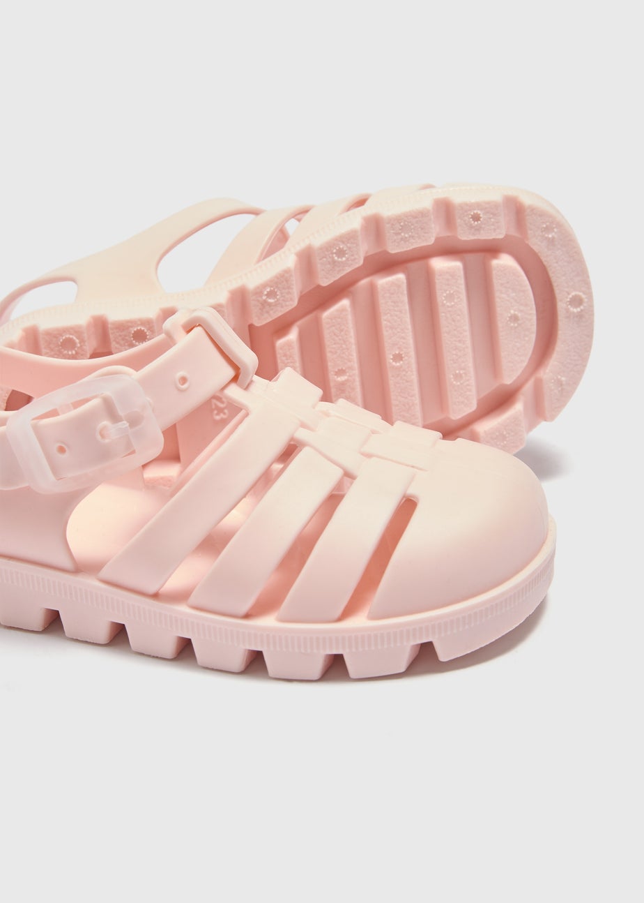 Girls Pink Matt Jelly Shoes (Younger 4-12)