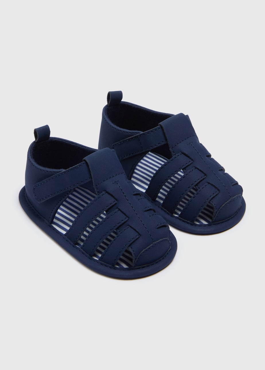 Baby Navy Caged Sandals (Newborn-18mths)