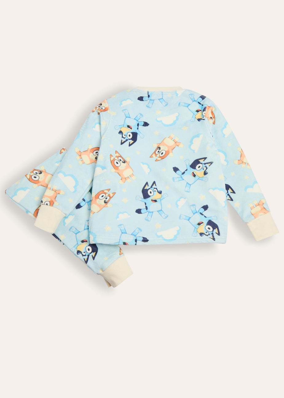 Bluey Fleece Blue Pyjama Set