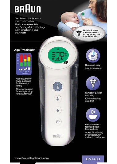 Braun No Touch Thermometer with Age Precision Technology