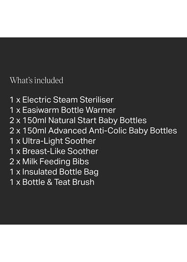 Tommee Tippee Black Complete Feeding Kit