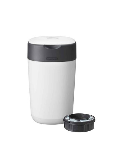 Tommee Tippee Twist & Click Nappy Bin White