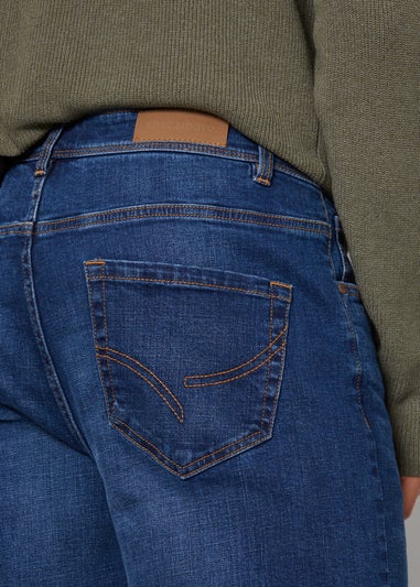 Threadbare Blue Straight Fit Jeans With Stretch