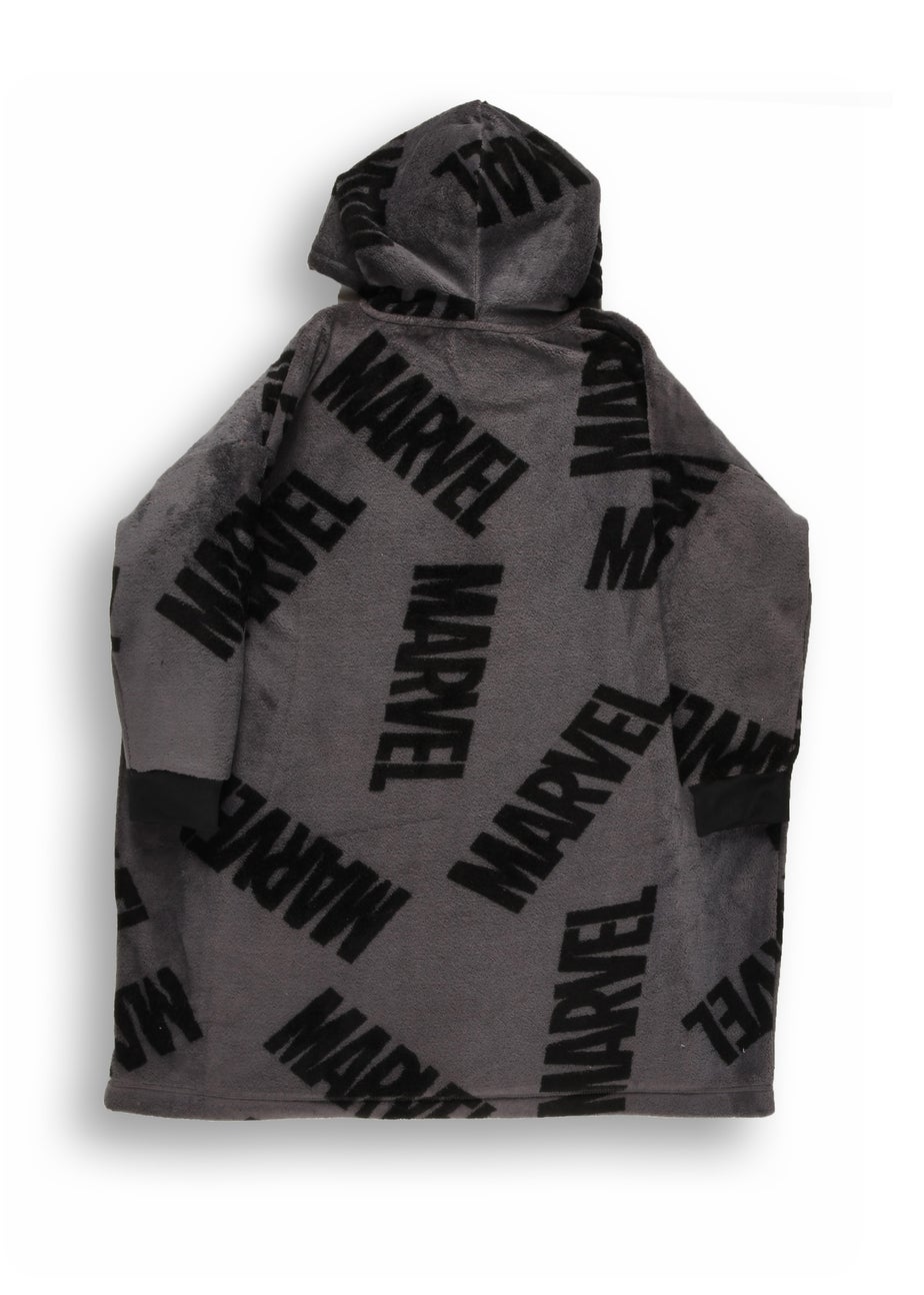 Marvel Boys Grey Hooded Blanket