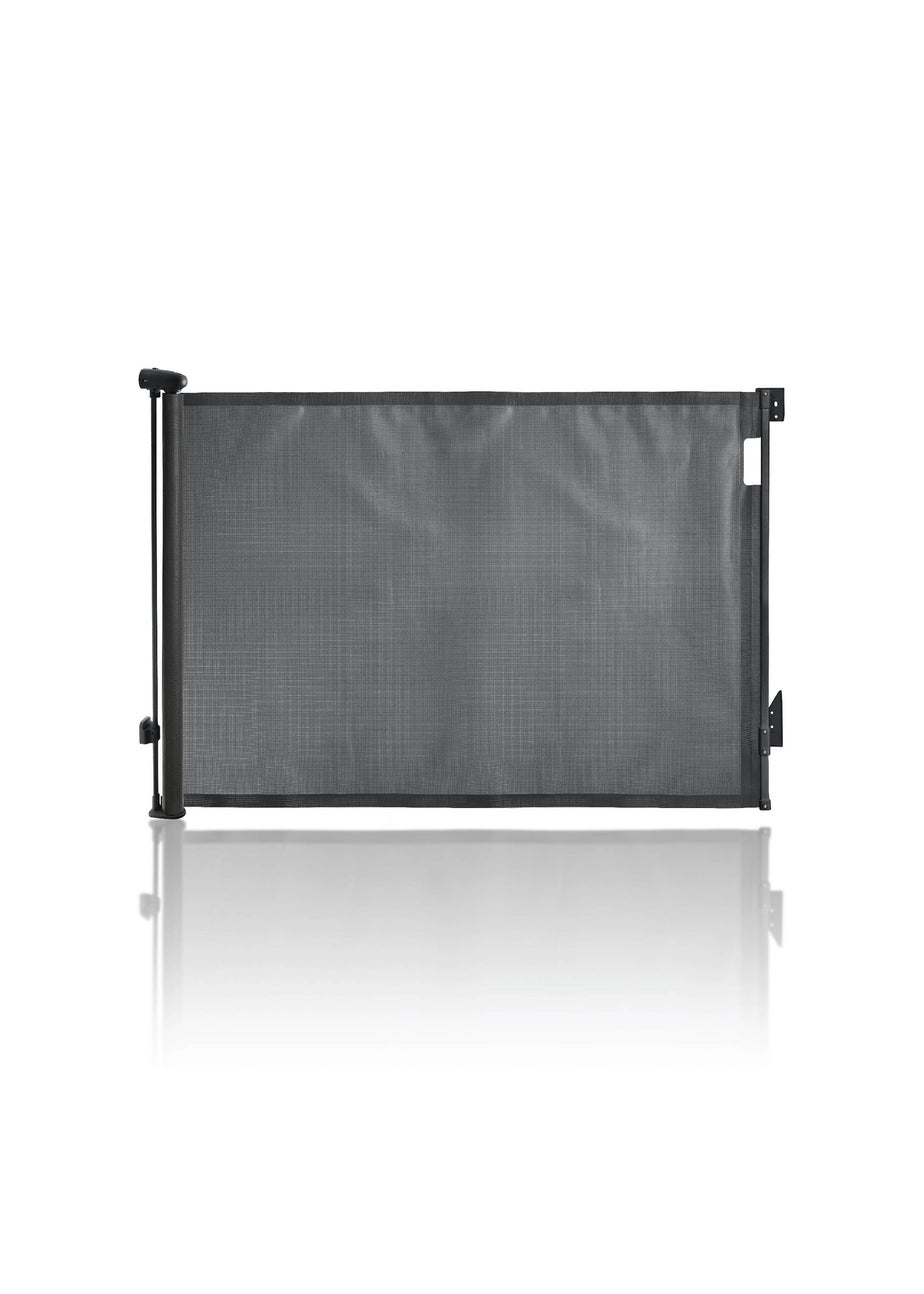 Dreambaby Black Retractable Mesh Roller Gate
