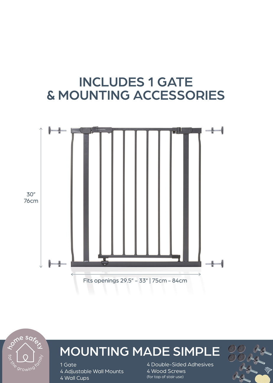 Dreambaby Grey Ava Safety Gate
