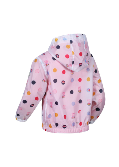 Regatta White/Pink Peppa Pig Muddy Puddle Jacket