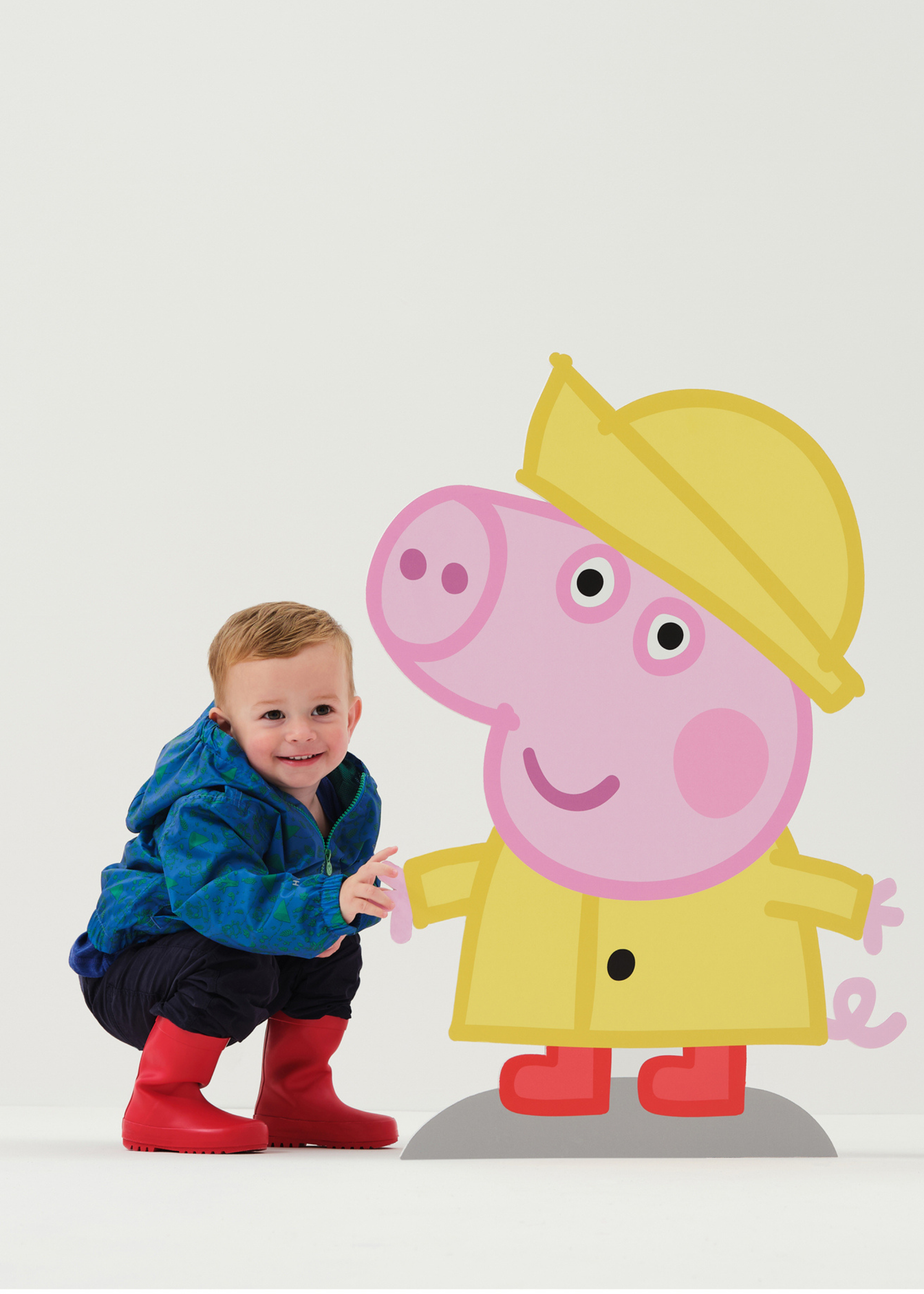 Regatta Teal Blue Peppa Pig Muddy Puddle Jacket