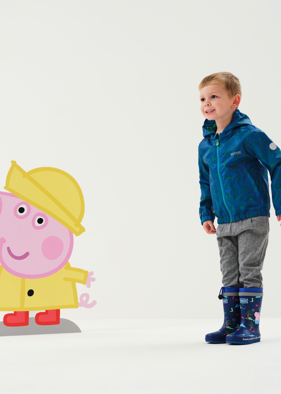 Regatta Teal Blue Peppa Pig Muddy Puddle Jacket
