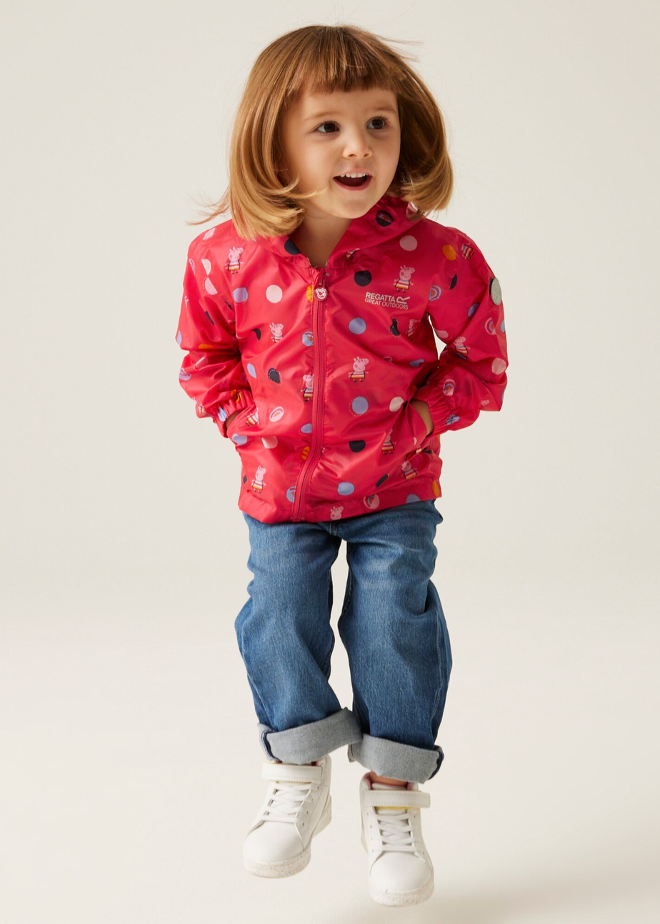 Regatta Blush Pink Peppa Pig Pack It Jacket