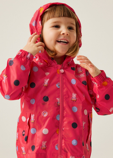 Regatta Blush Pink Peppa Pig Pack It Jacket