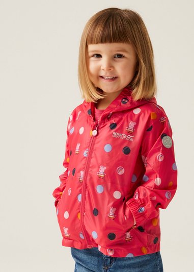 Regatta Blush Pink Peppa Pig Pack It Jacket