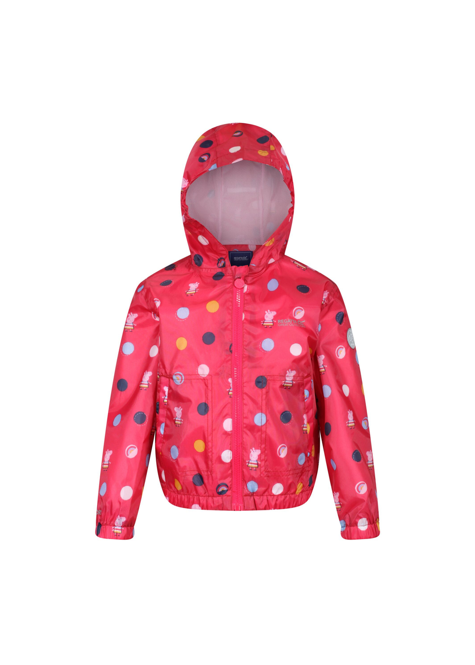 Regatta Blush Pink Peppa Pig Muddy Puddle Jacket