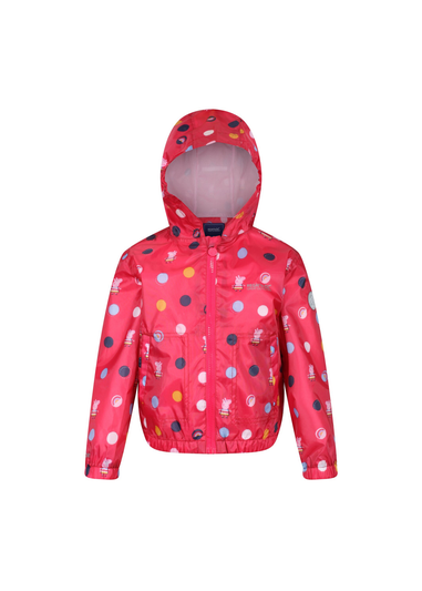 Regatta Blush Pink Peppa Pig Muddy Puddle Jacket