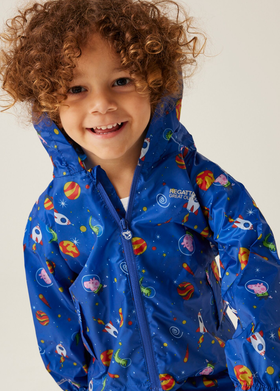 Regatta Sea Blue Peppa Pig Pack It Jacket