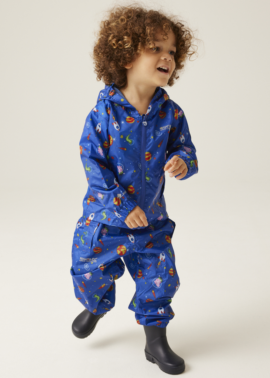 Regatta Sea Blue Peppa Pig Pack It Jacket