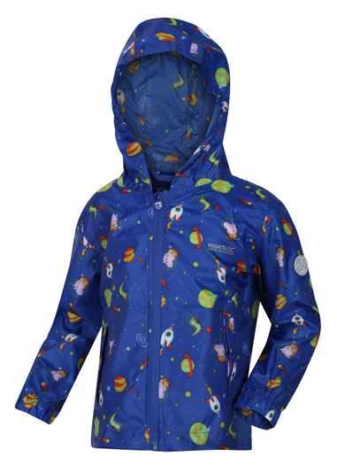 Regatta Sea Blue Peppa Pig Pack It Jacket
