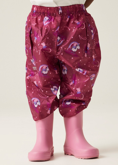 Regatta Candy Pink Peppa Pig Pack It Over Trousers