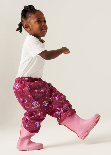 Regatta Candy Pink Peppa Pig Pack It Over Trousers