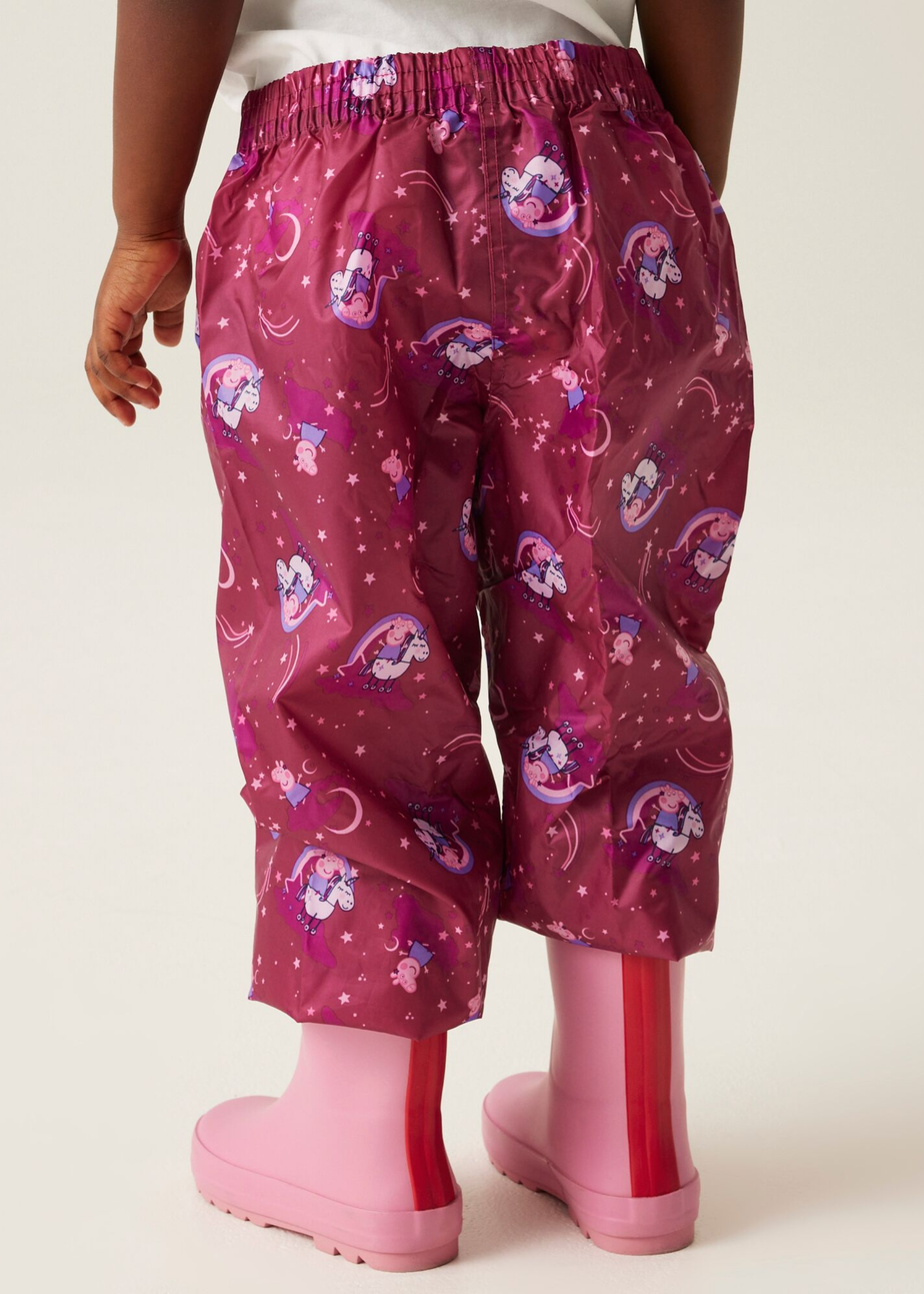 Regatta Candy Pink Peppa Pig Pack It Over Trousers