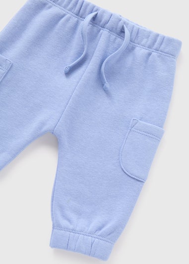 Baby Blue Cargo Jogging Bottoms (Newborn-23mths)