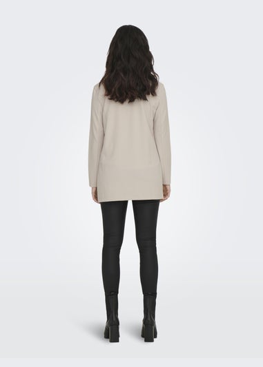 JDY Grey Geggo Ruched Blazer