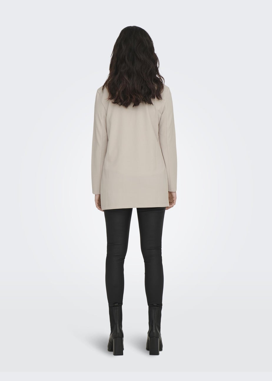 JDY Grey Geggo Ruched Blazer