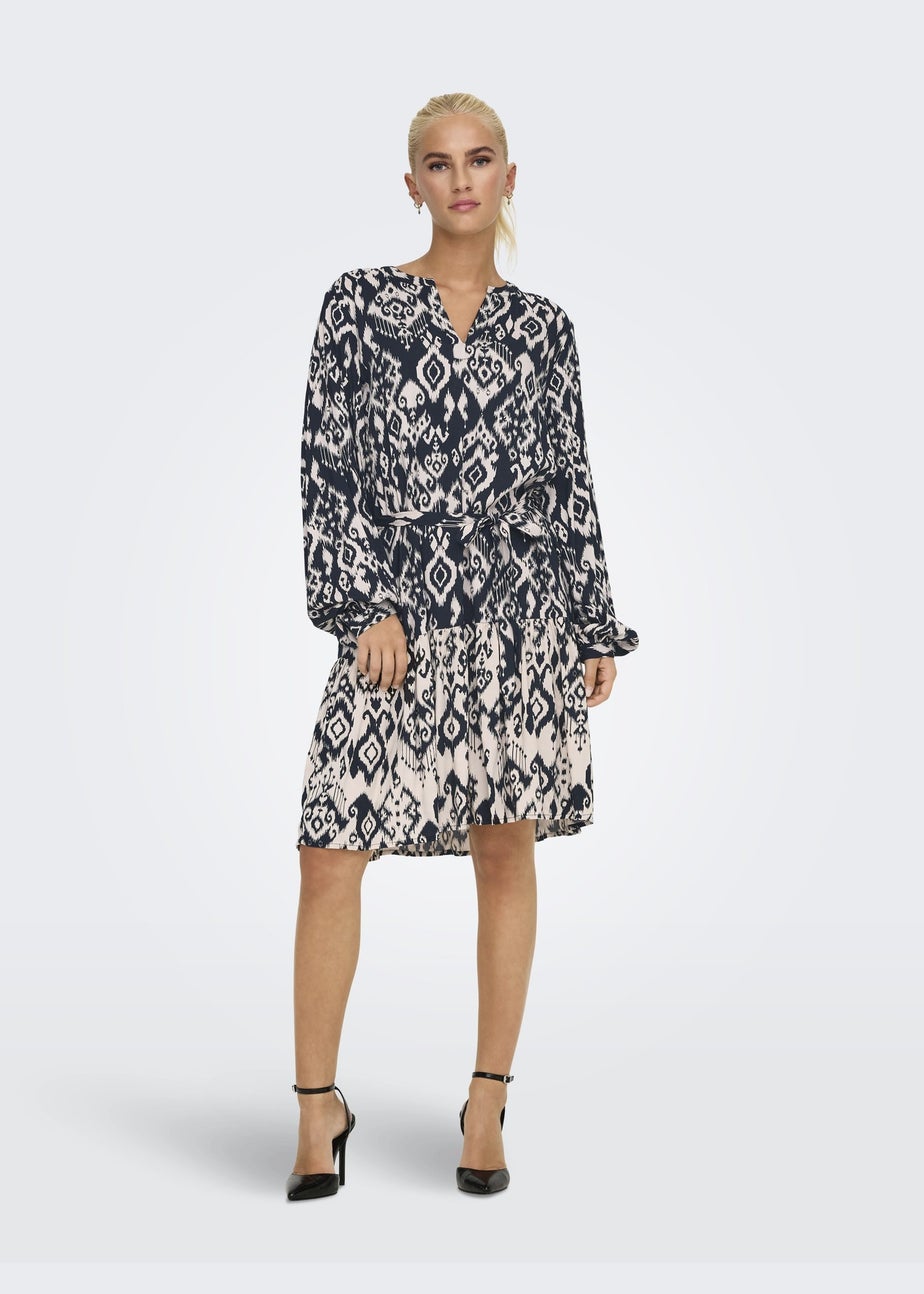 JDY Black Tiger Mini Dress