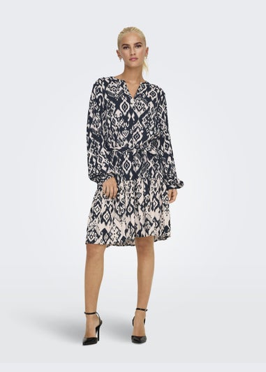 JDY Black Tiger Mini Dress