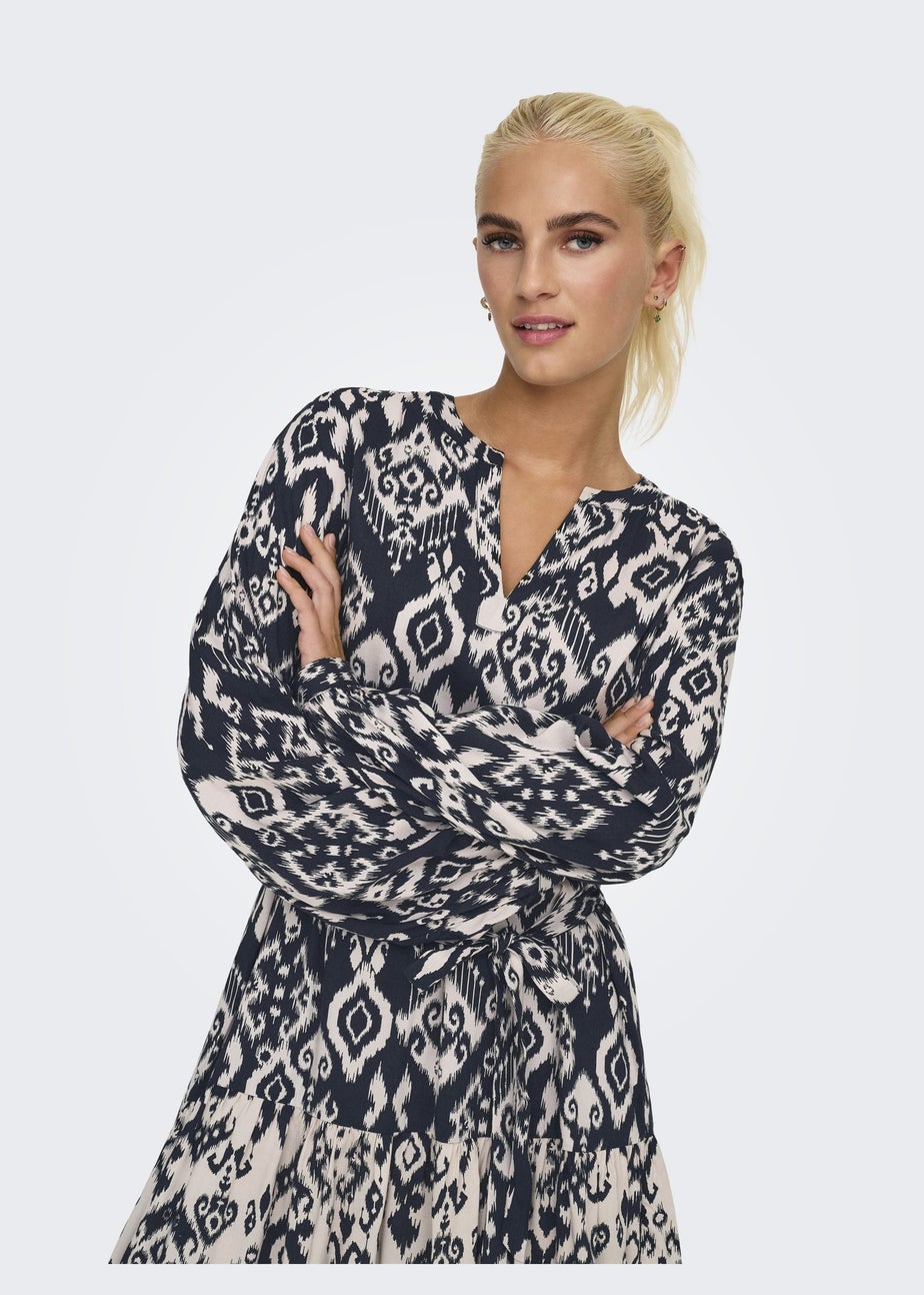 JDY Black Tiger Mini Dress