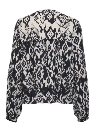 JDY Black Tiger Blouse