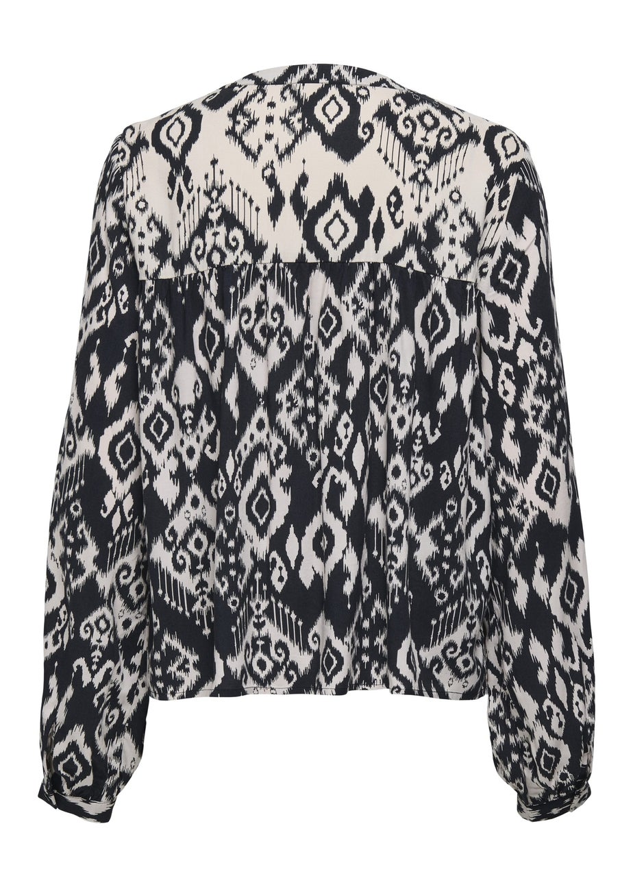 JDY Black Tiger Blouse