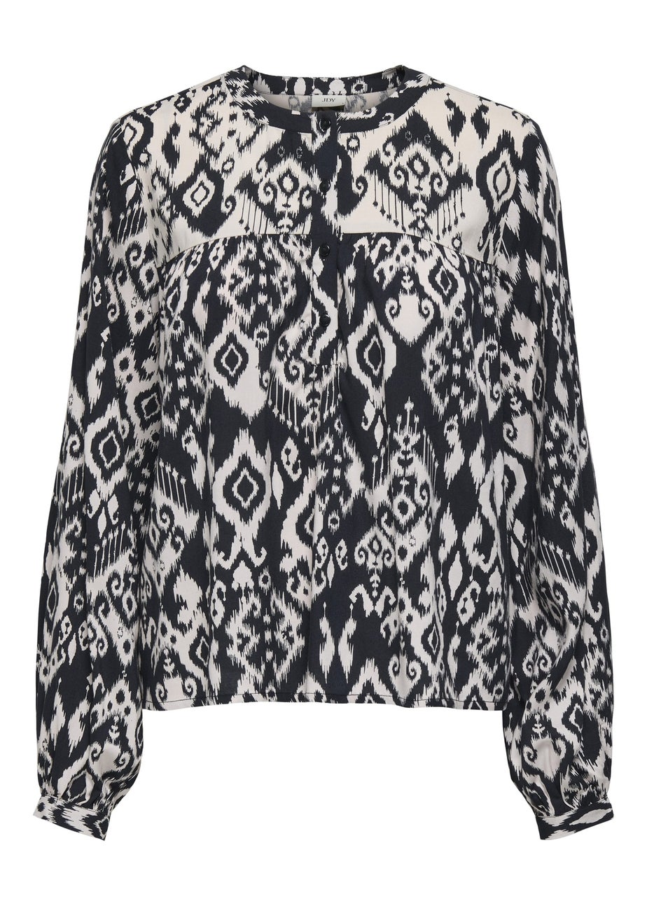 JDY Black Tiger Blouse