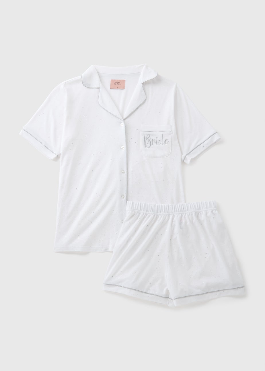 White Bride Pyjama Set