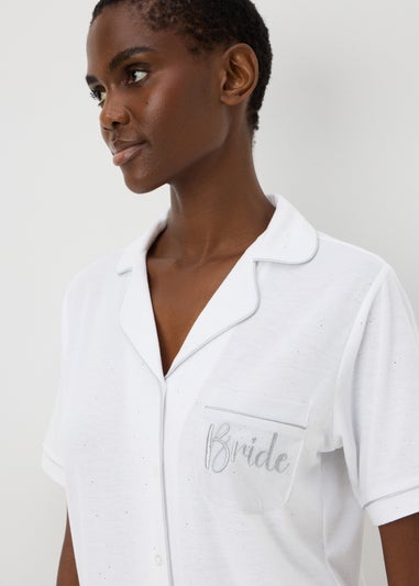 White Bride Pyjama Set