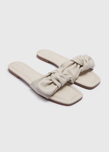Stone Knot Mule Sandals