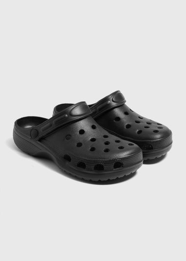 Black Gator Clogs