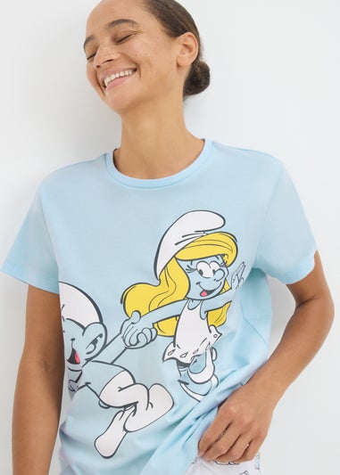 Smurfs Blue Short Pyjama Set