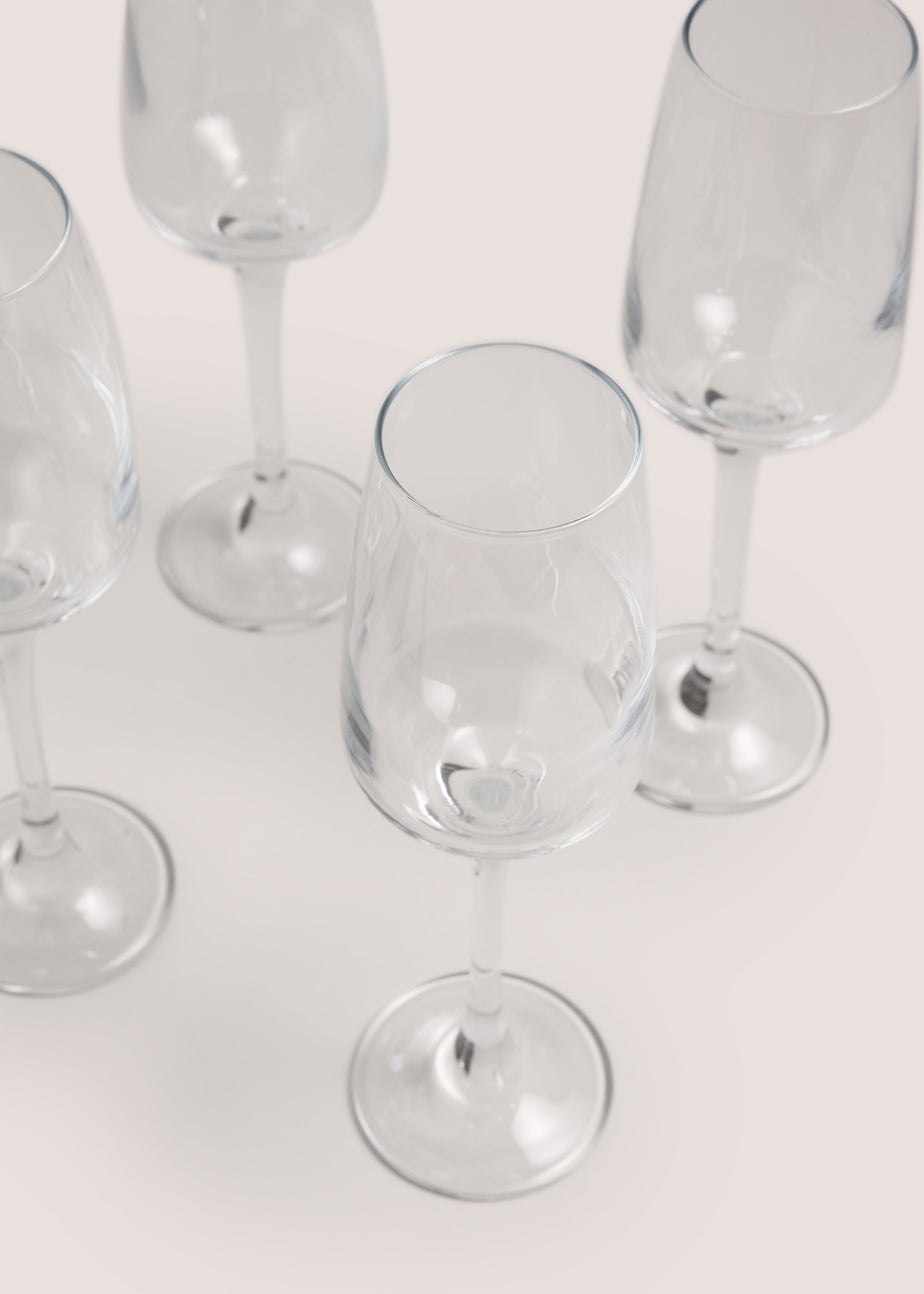 4 Pack Luna Champagne Flutes