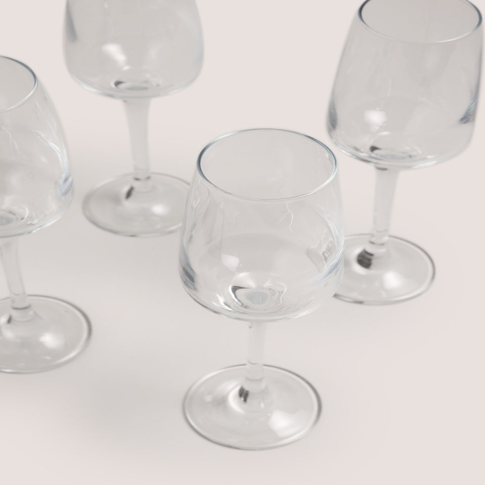 4 Pack Luna Champagne Flutes
