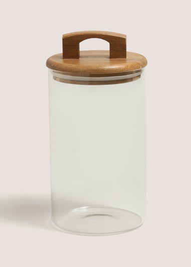 Handled Lid Glass Jar