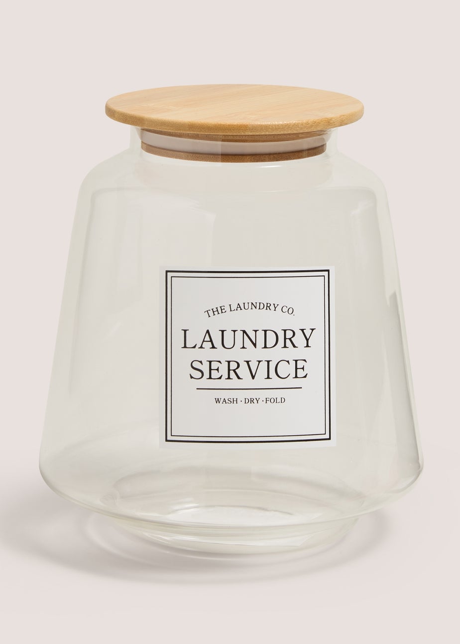 The Laundry Co Large Glass Jar