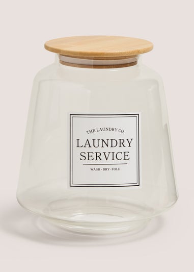 The Laundry Co Large Glass Jar
