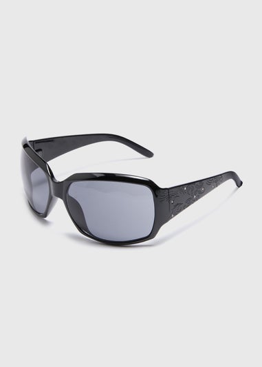 Black Butterfly Arm Wrap Sunglasses