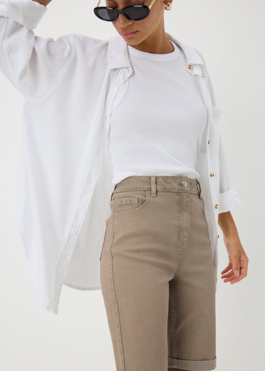 Stone April Denim Shorts