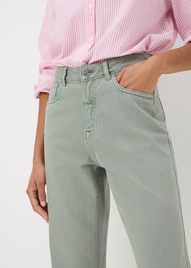Green Mom Jeans