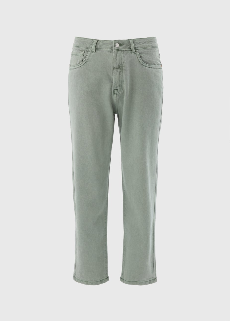 Green Mom Jeans